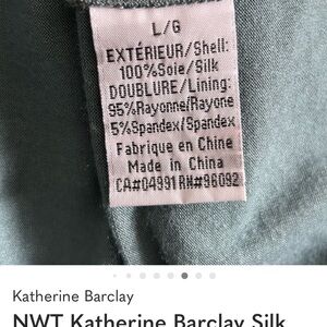 Katherine Barclay Silk Tunic in Gray